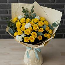 Букет цветов из:  Розы в Первомайском Челябинской области