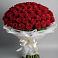 Букет 101 Красная роза Блэк Мэджик в Первомайском Челябинской области