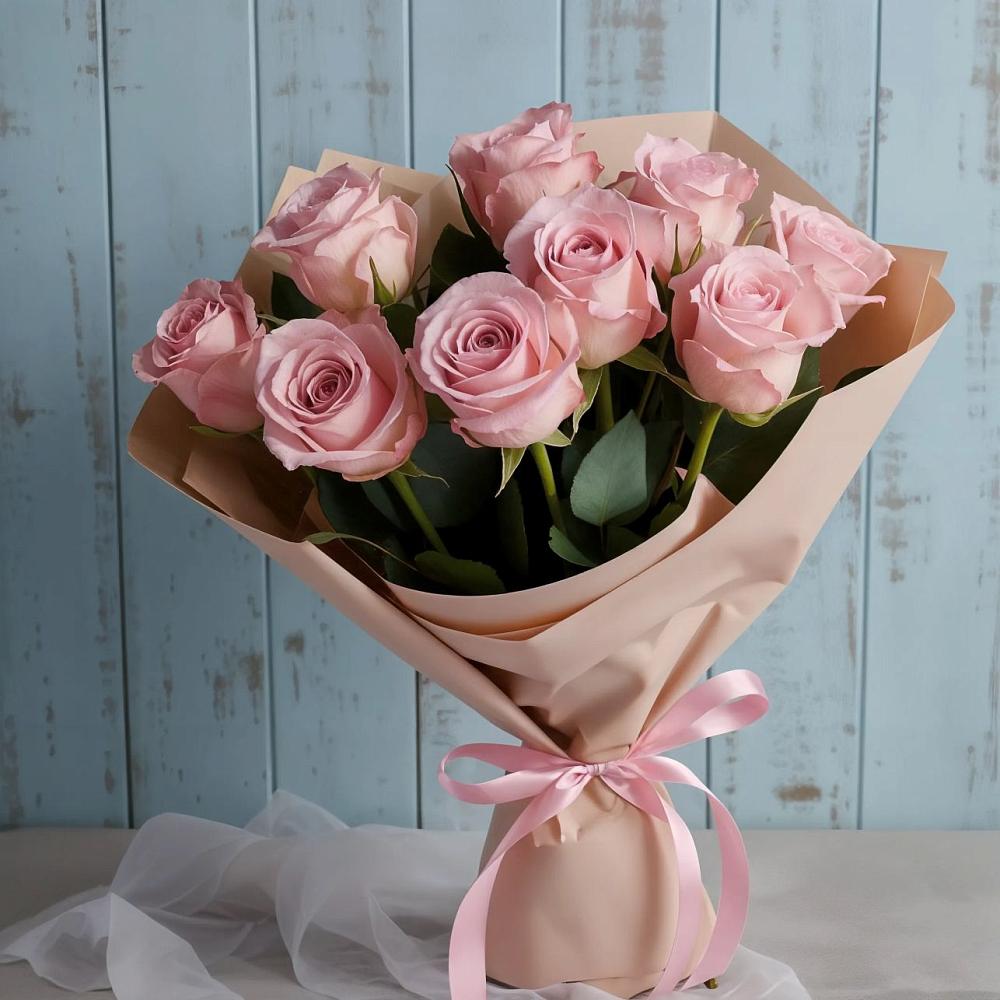 Букет цветов из: Розы в Первомайском Челябинской области