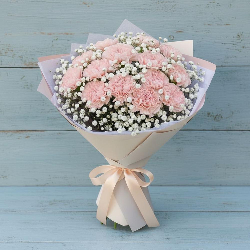 Букет цветов из: Гвоздики в Первомайском Челябинской области