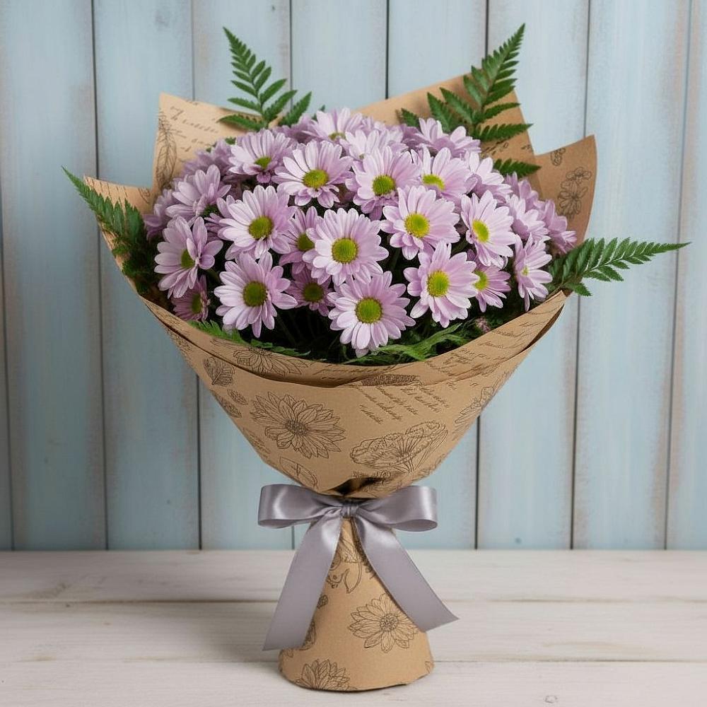 Букет цветов из: Хризантемы в Первомайском Челябинской области