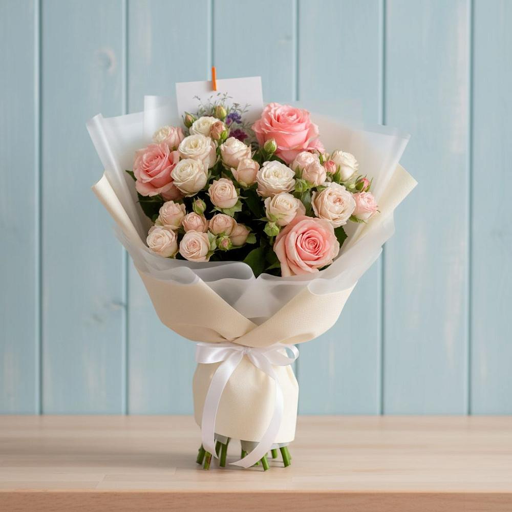 Букет цветов из: Розы в Первомайском Челябинской области