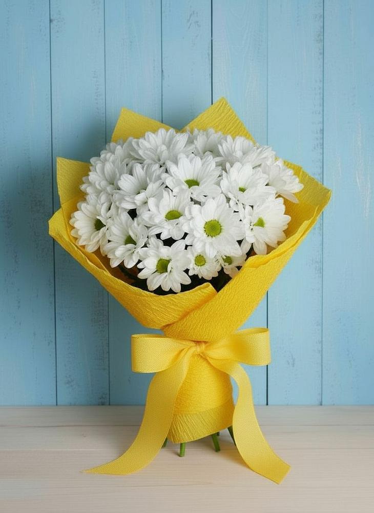 Букет цветов из: Хризантемы в Первомайском Челябинской области