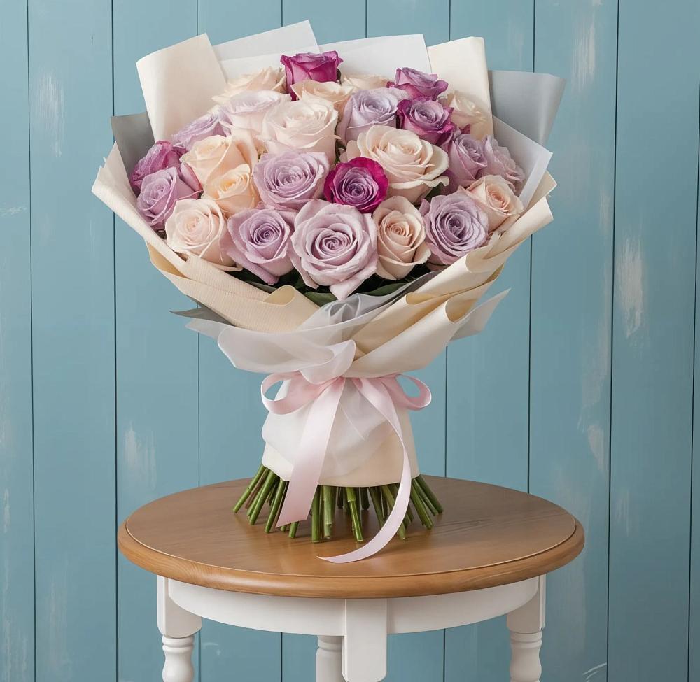 Букет цветов из: Розы в Первомайском Челябинской области