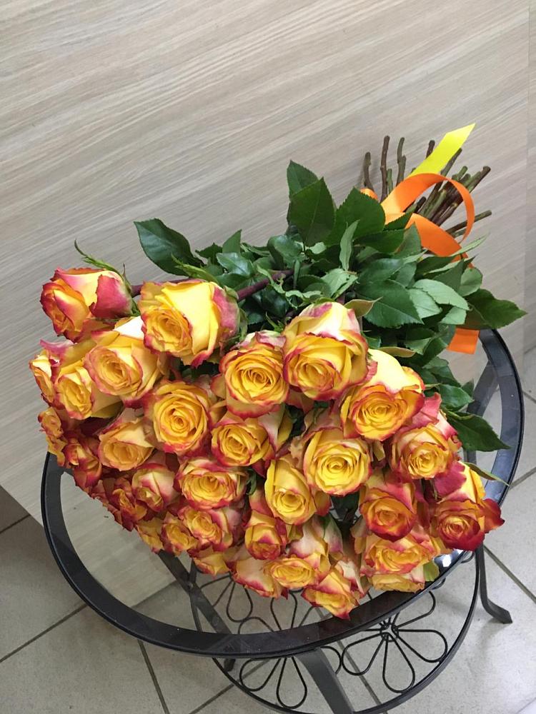 Букет Желтые розы в Первомайском Челябинской области