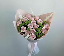 Букет цветов из:  Розы и Хризантемы в Первомайском Челябинской области