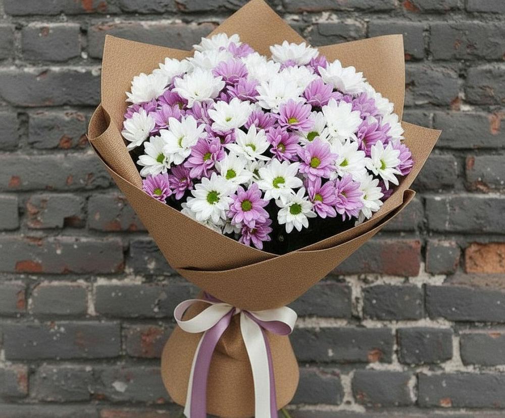 Букет цветов из: Хризантемы в Первомайском Челябинской области