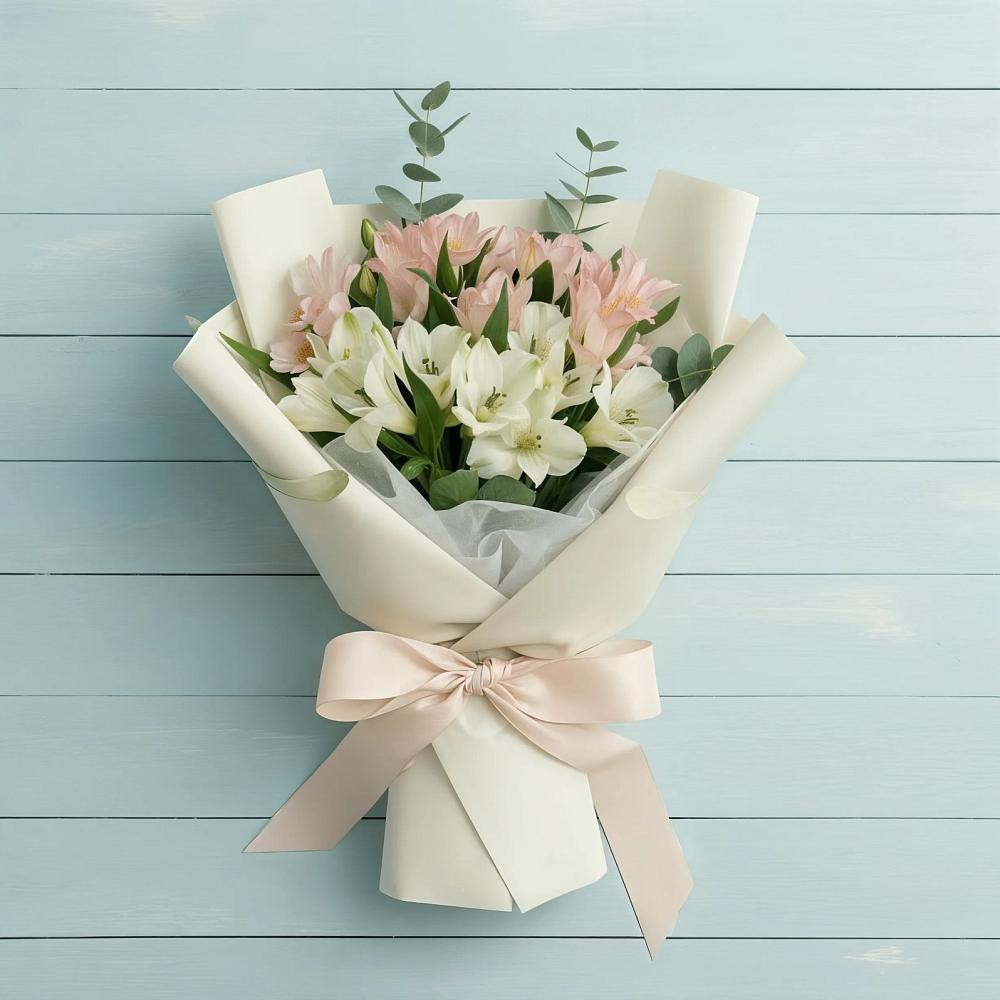 Букет цветов из: Альстромерии в Первомайском Челябинской области