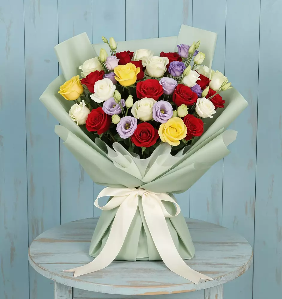 Букет цветов из: Розы в Первомайском Челябинской области