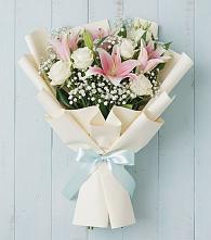 Букет цветов из:  Лилии в Первомайском Челябинской области